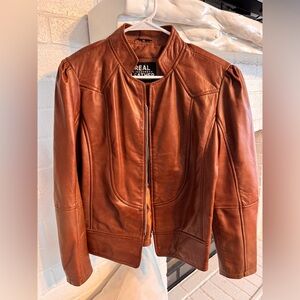 NWT Women's Real Leather Jacket